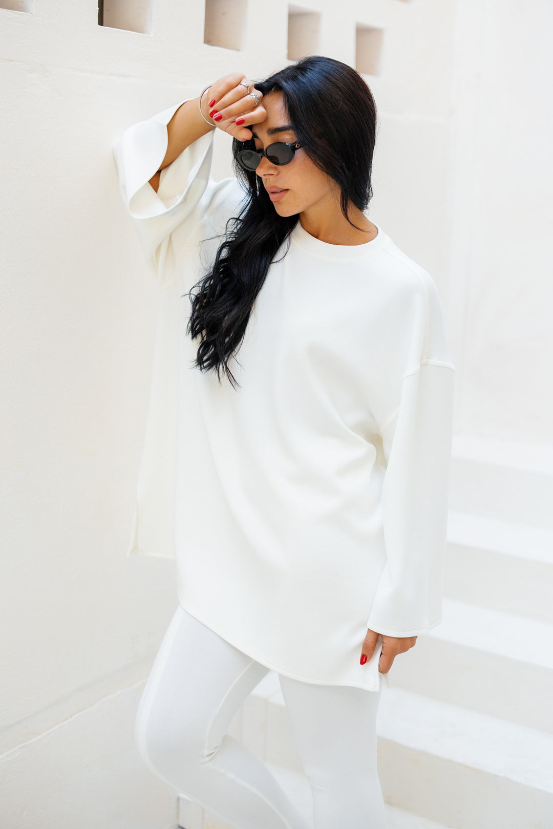 Ease Out Oversize T-shirt - White