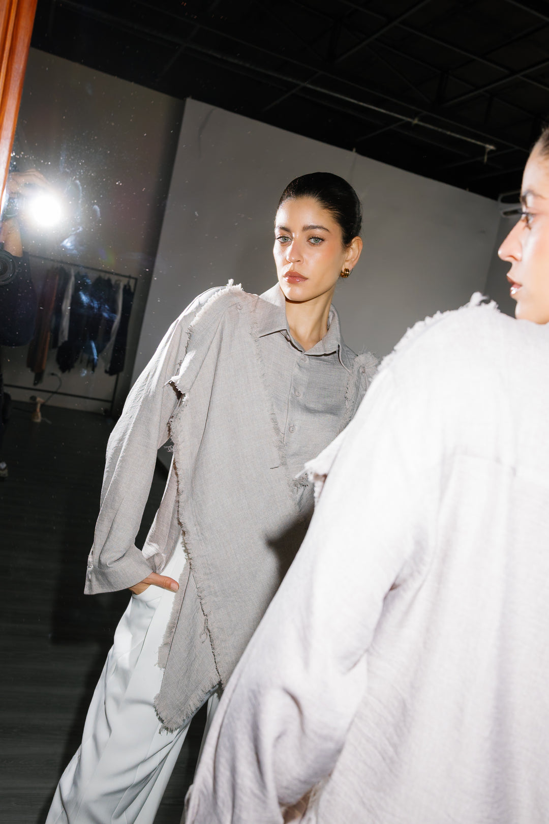 Soleil Shirt - Light Grey