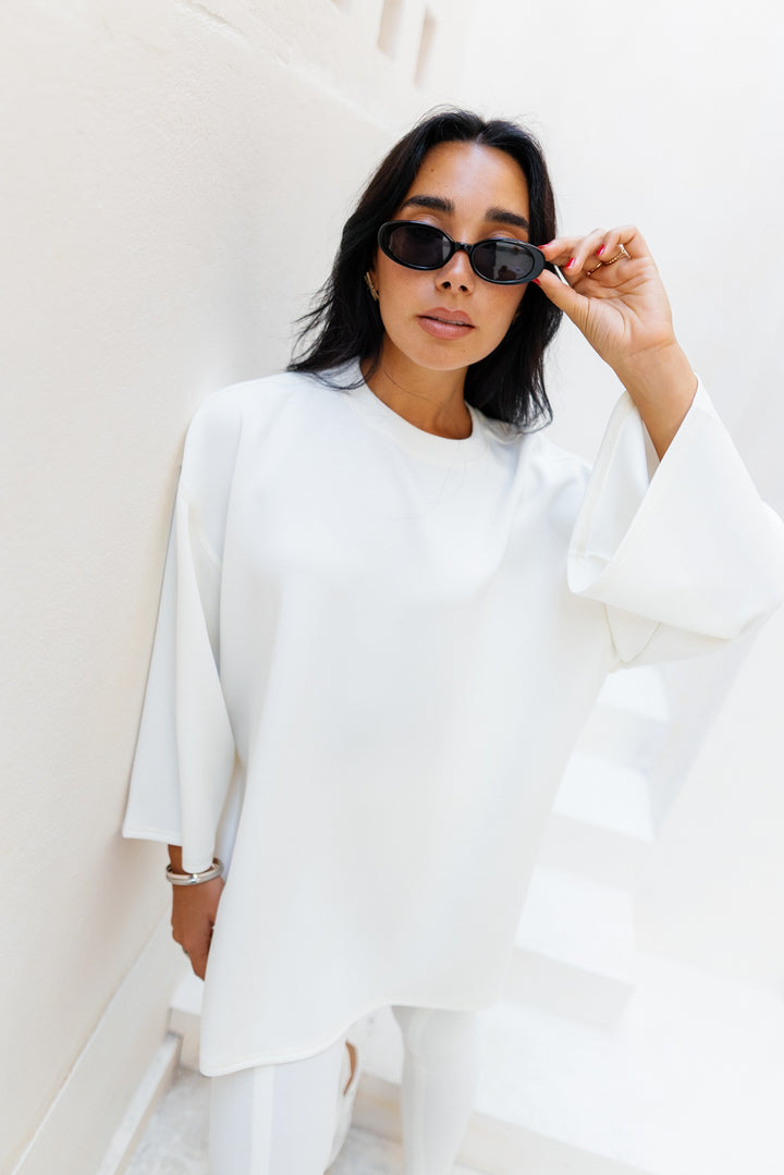 Ease Out Oversize T-shirt - White