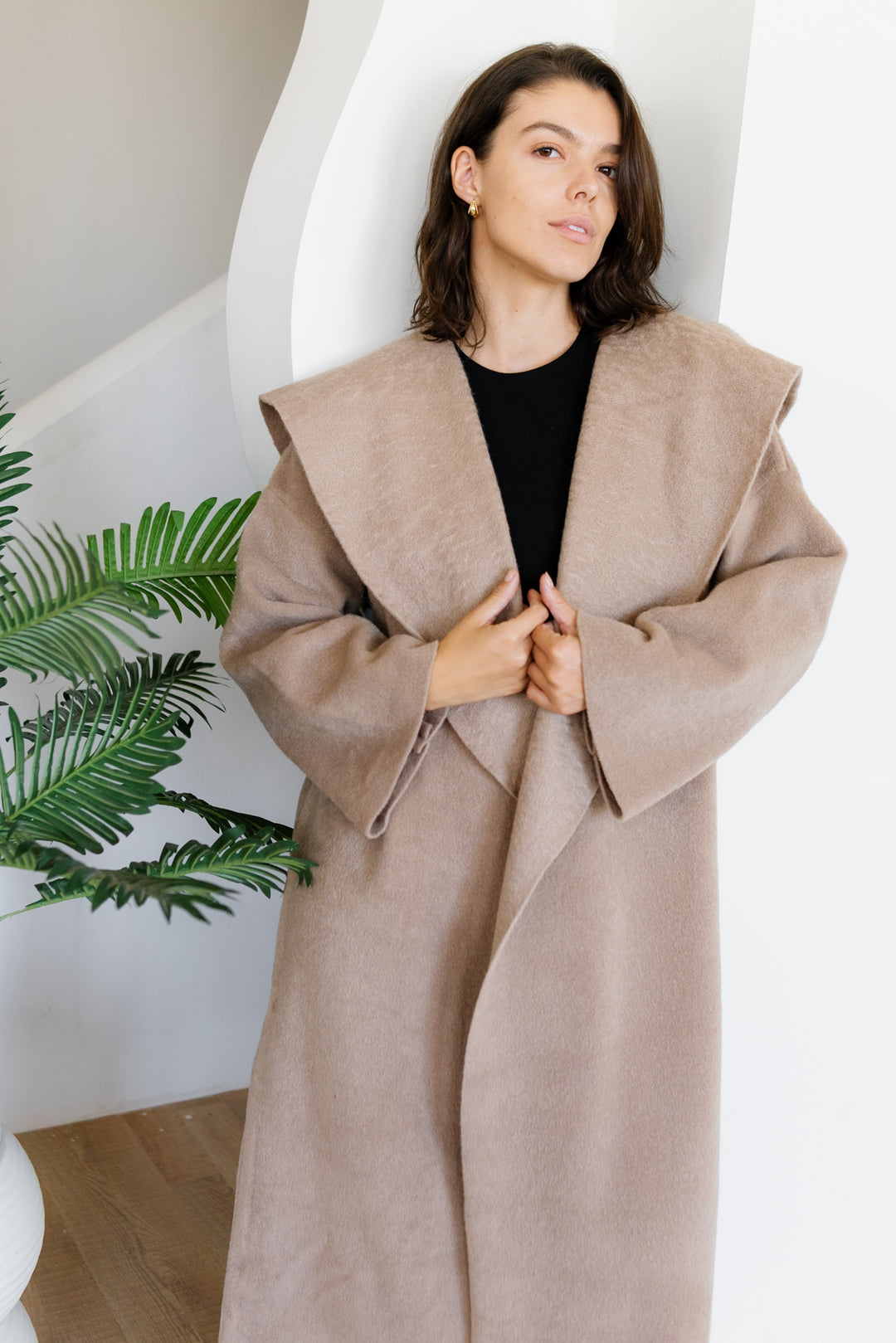 Twill Coat - Beige