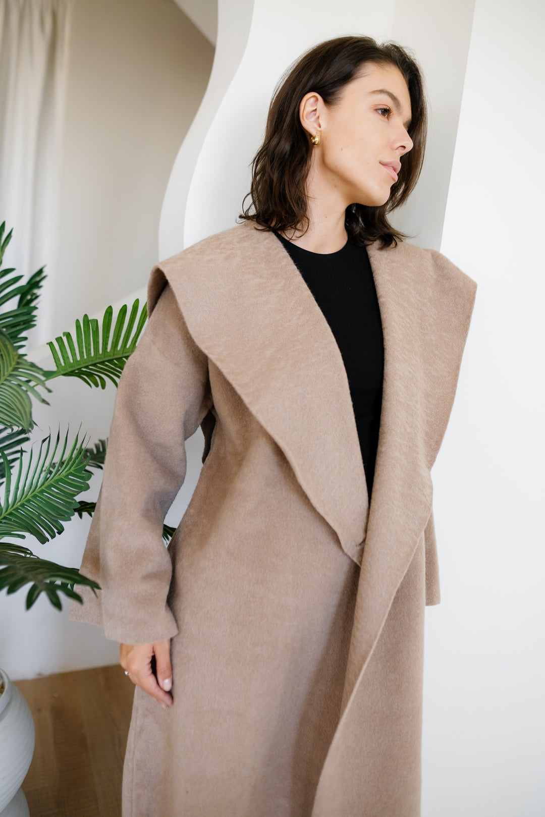 Twill Coat - Beige