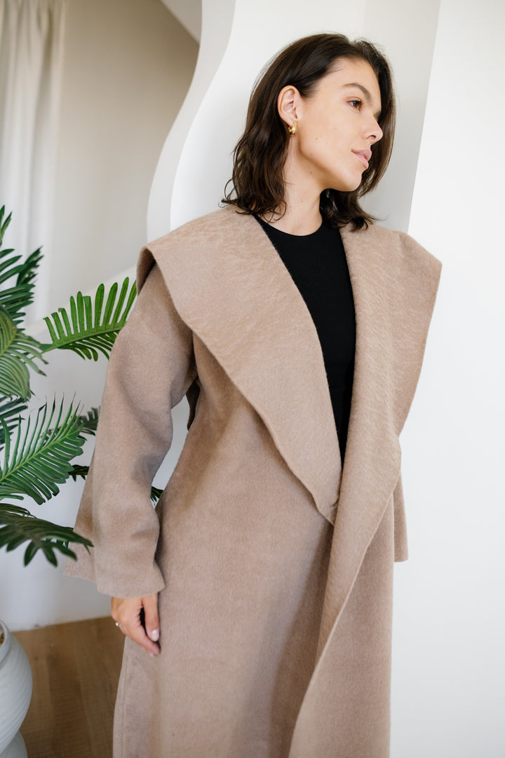 Twill Coat - Beige