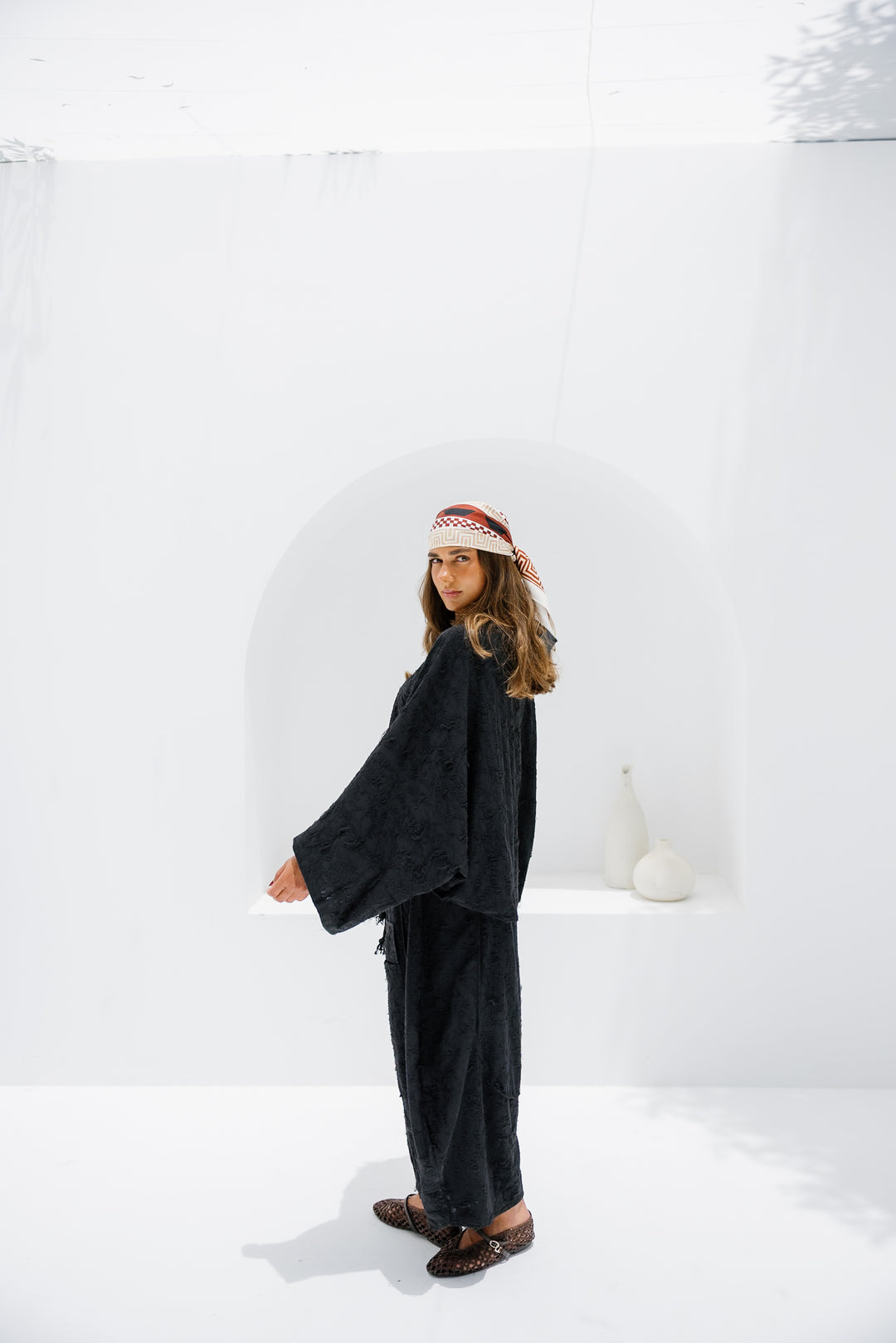 Jacquard Pants - Black