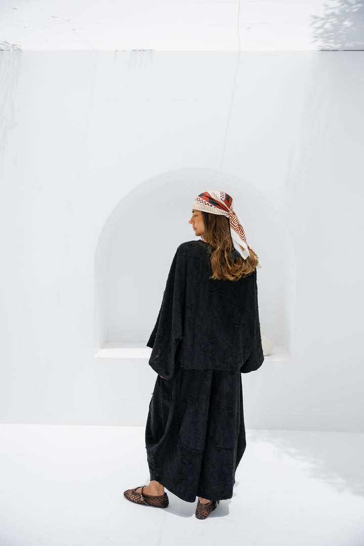 Jacquard Pants - Black