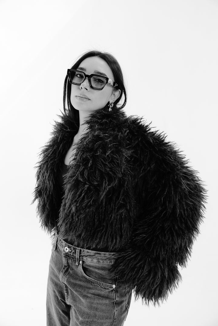 Bold Fur Jacket - Brown (Premium Edition)