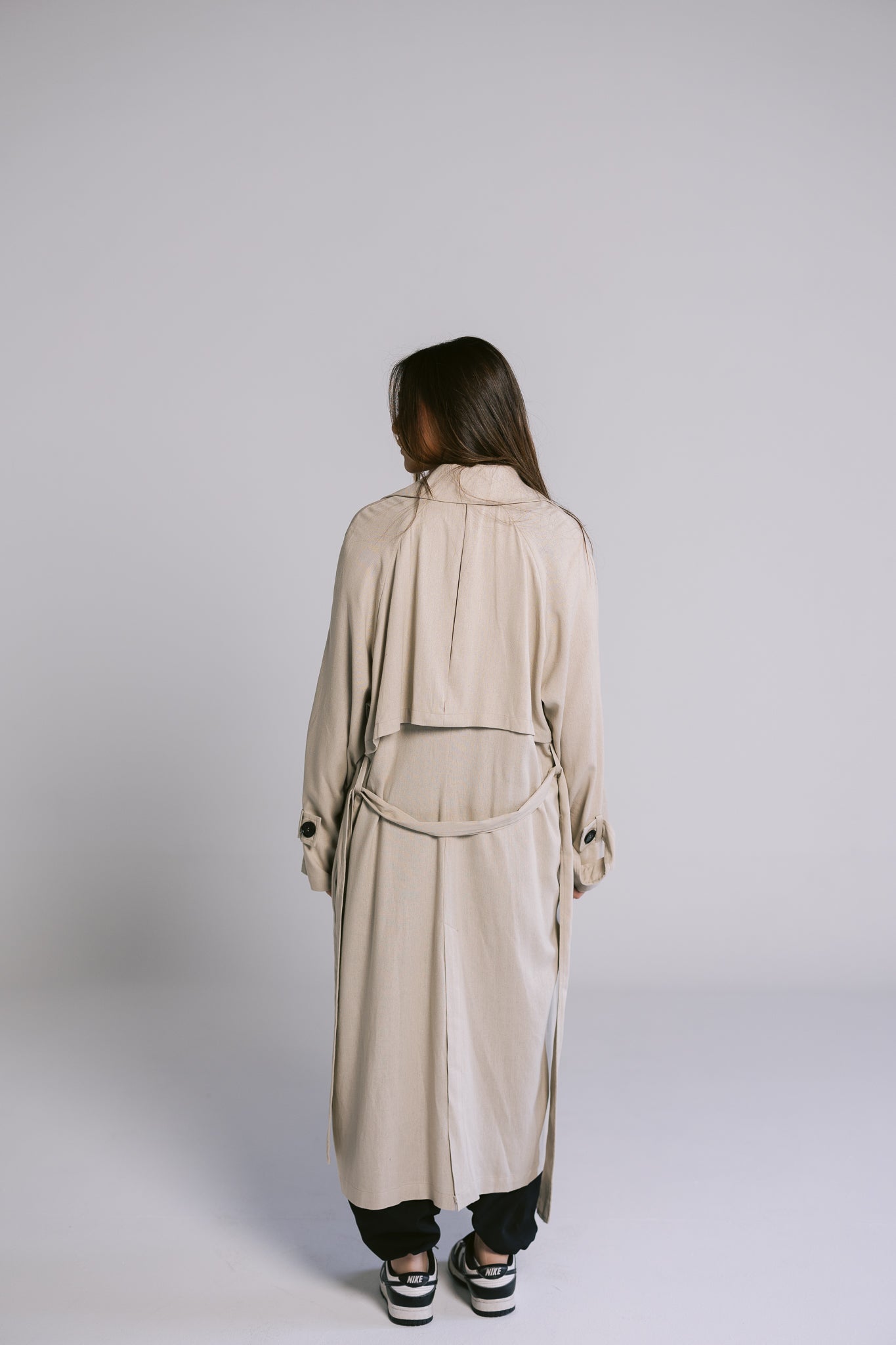 Linen Trench - Beige