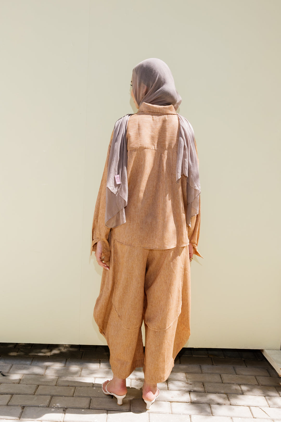Breeze Balloon Linen Pants - Camel