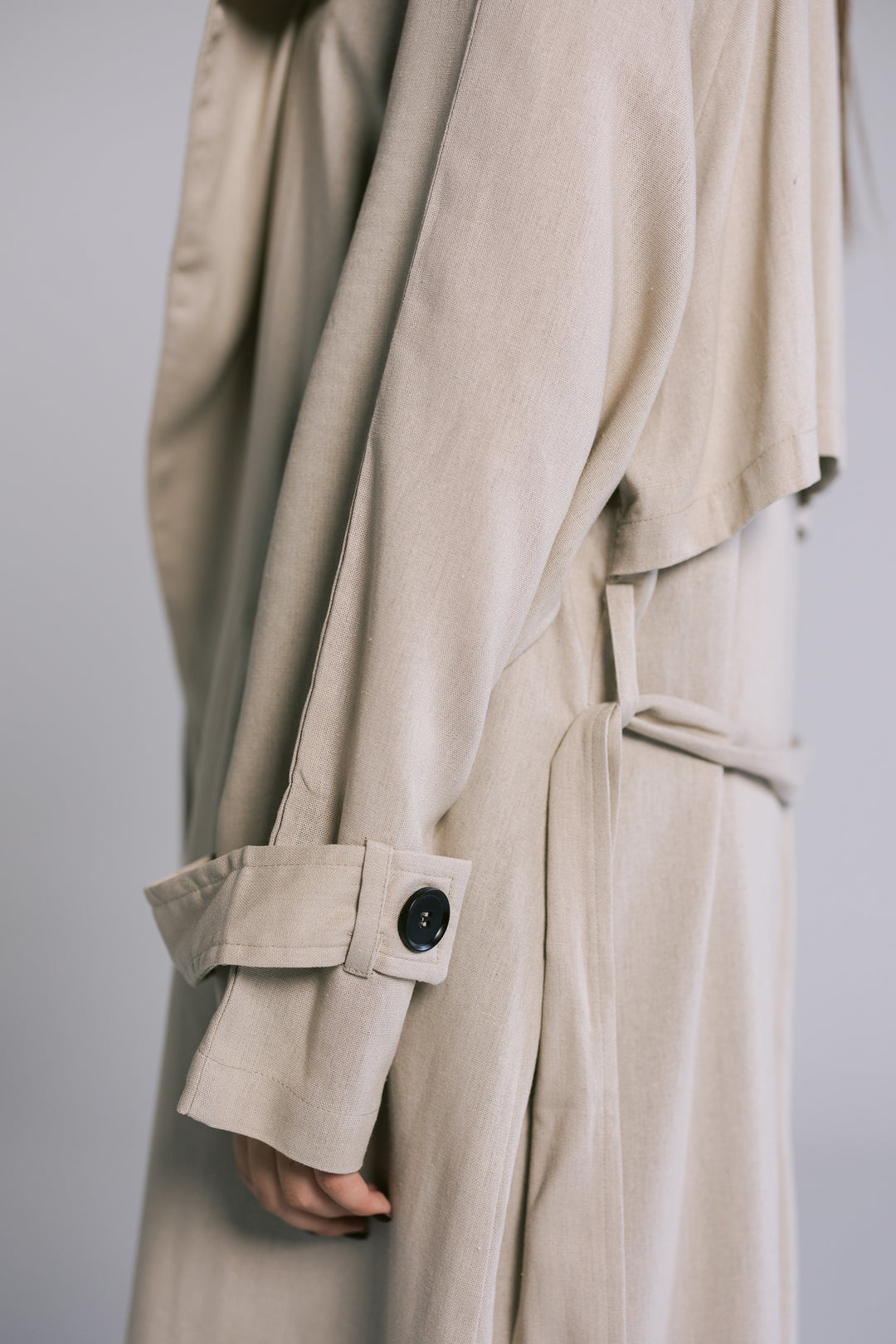 Linen Trench - Beige