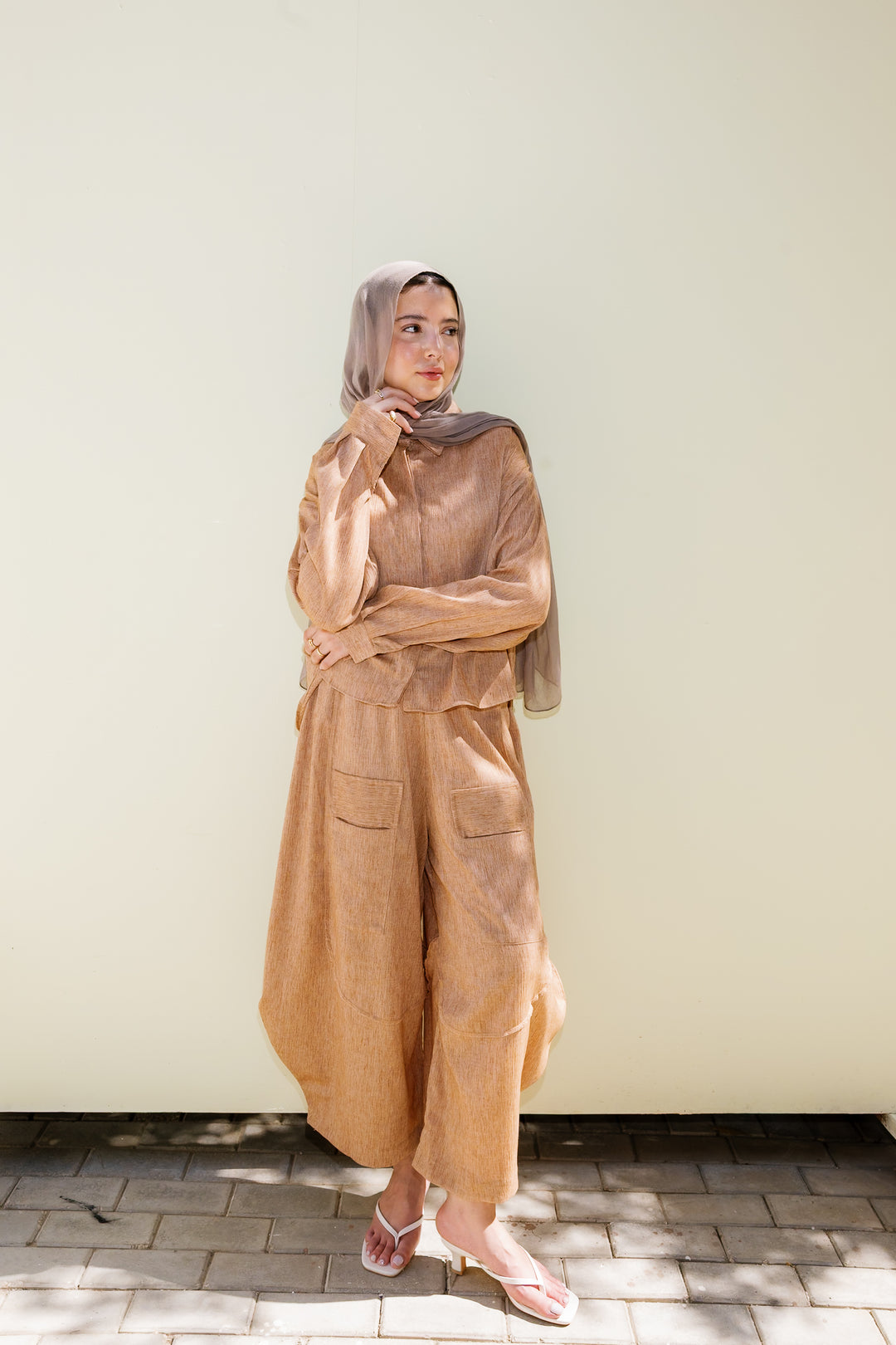Breeze Linen Shirt - Camel