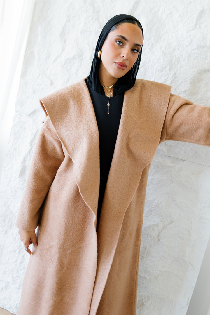 Twill Coat - Camel