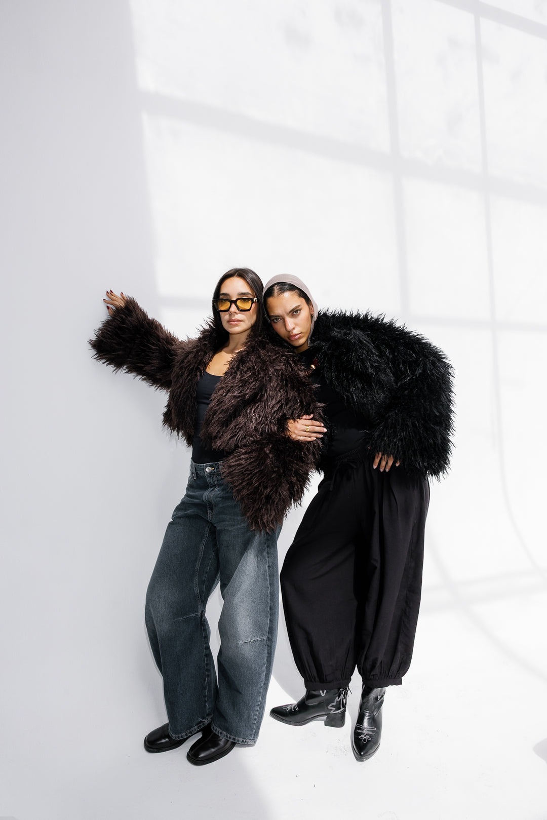 Bold Fur Jacket - Black (Premium Edition)