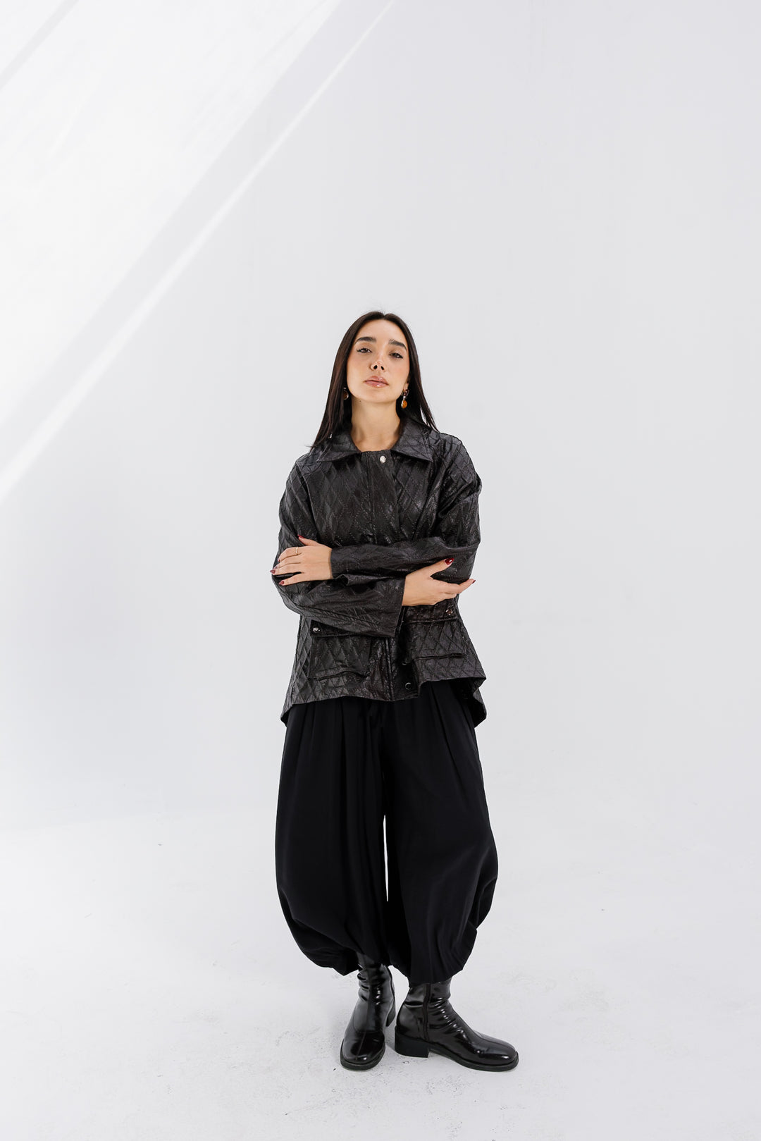 Embroided Leather Jacket - Bown (Premium Edition)