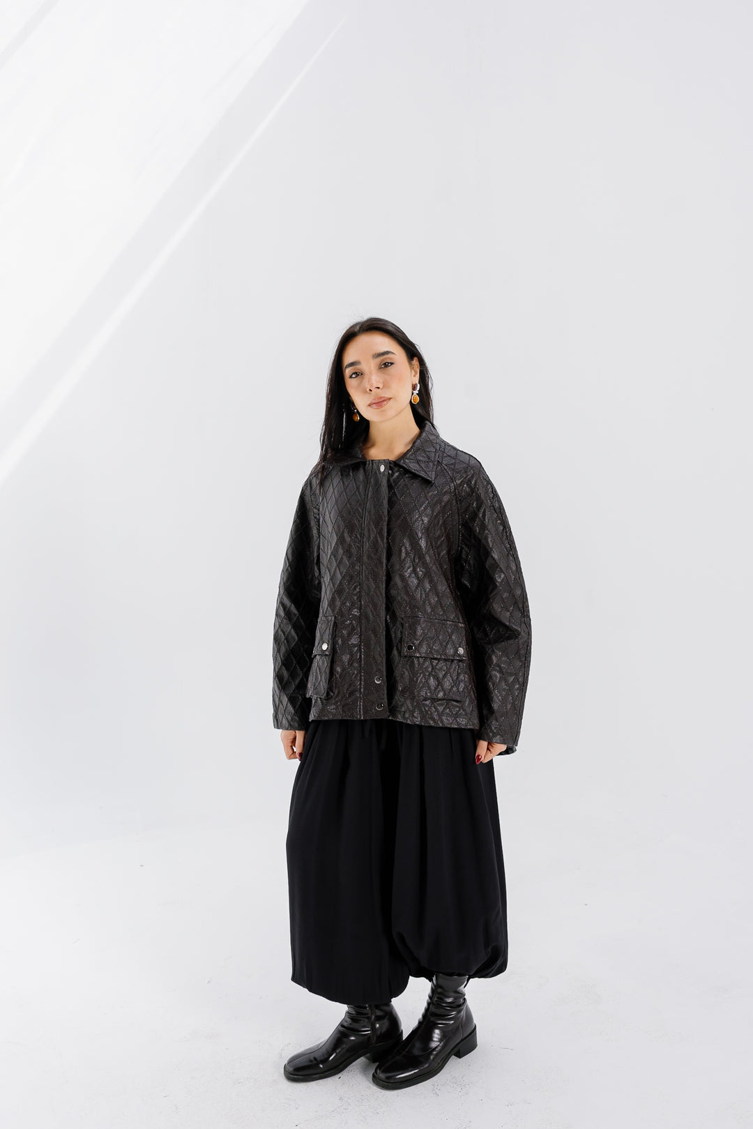 Embroided Leather Jacket - Bown (Premium Edition)