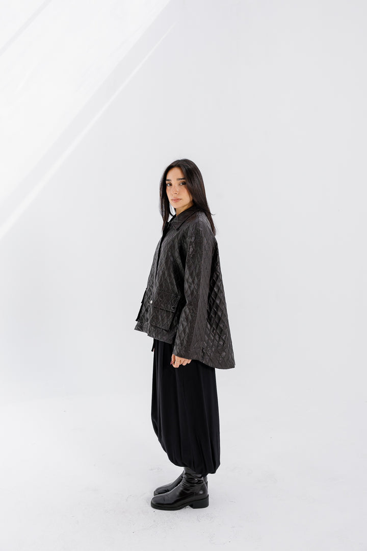 Embroided Leather Jacket - Bown (Premium Edition)