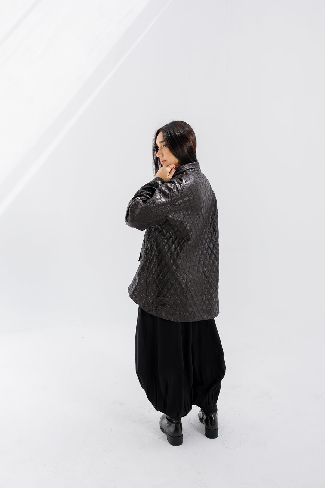 Embroided Leather Jacket - Bown (Premium Edition)