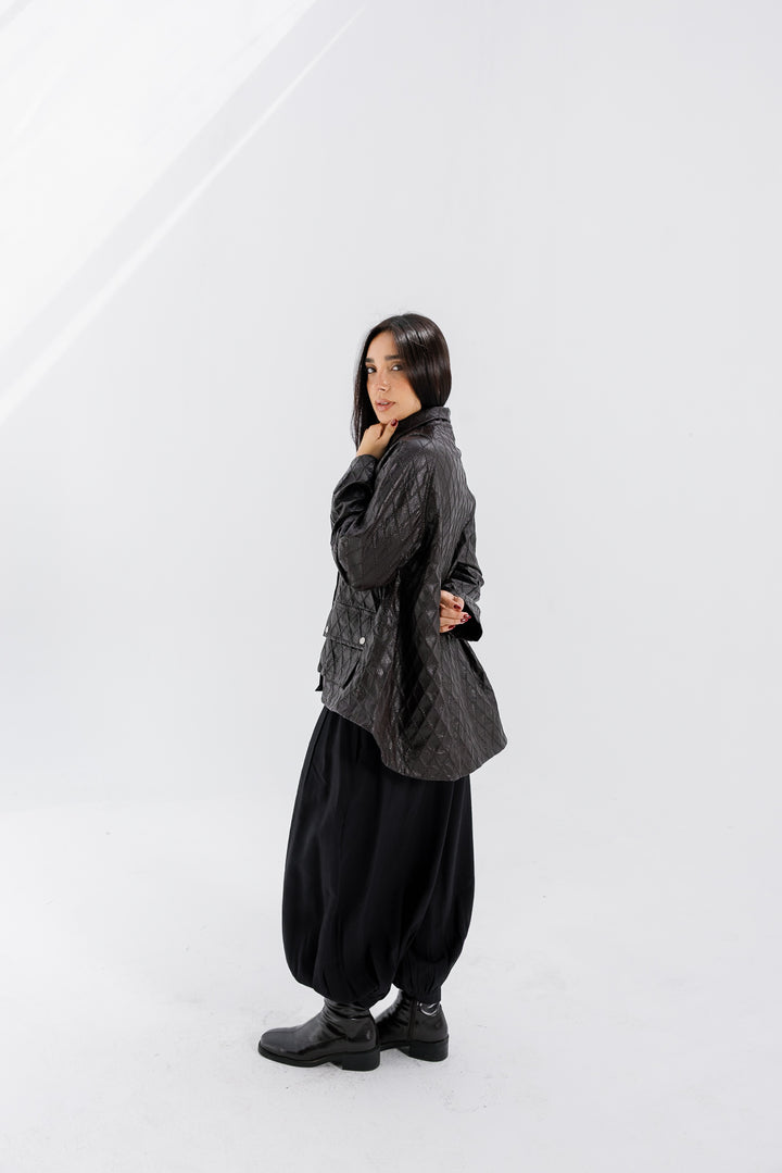 Embroided Leather Jacket - Bown (Premium Edition)