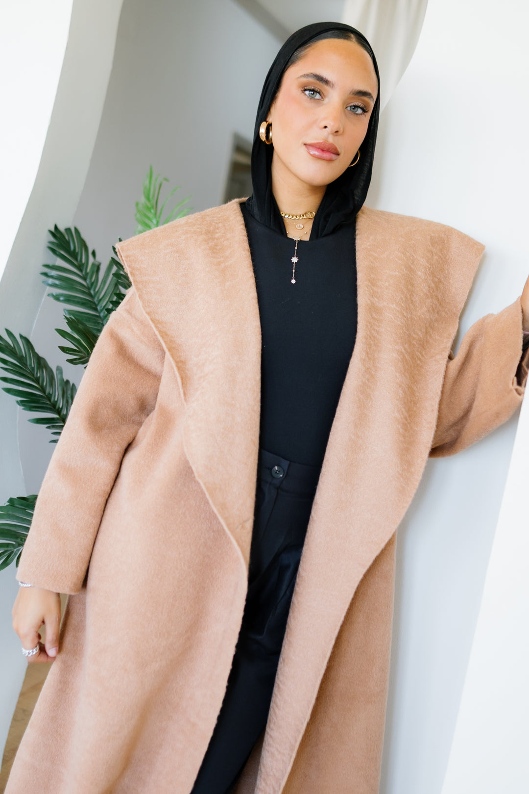 Twill Coat - Camel