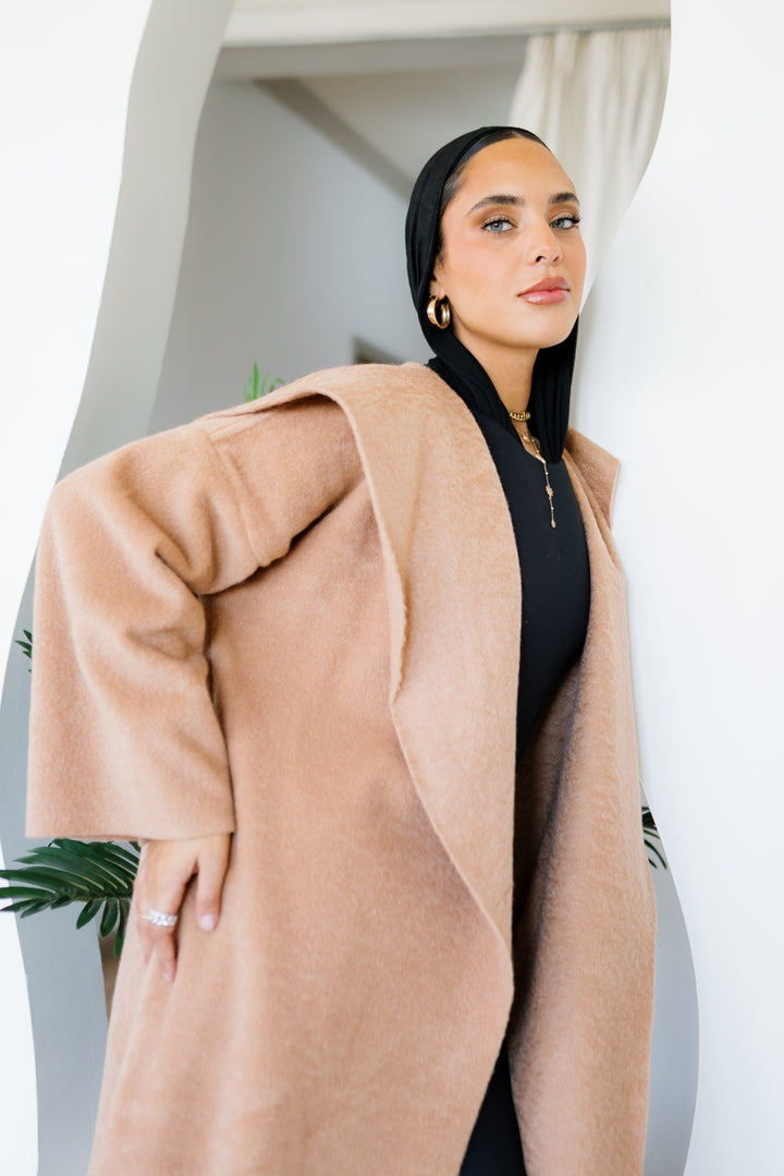Twill Coat - Camel