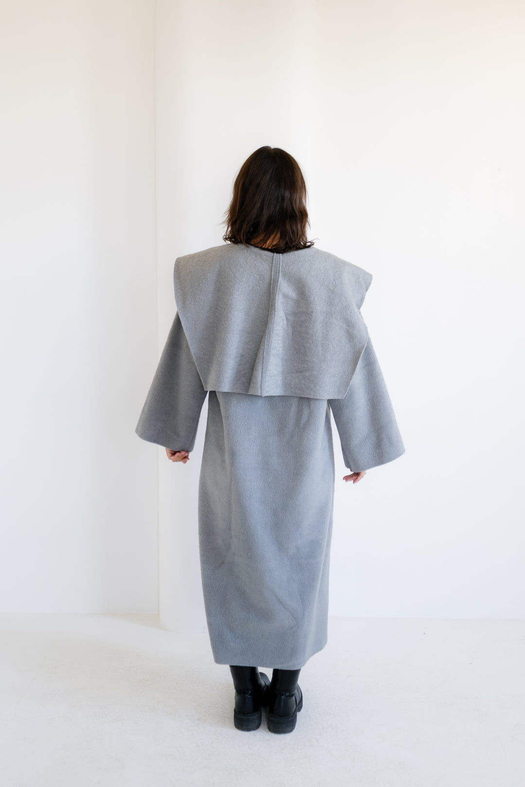 Twill Coat - Grey