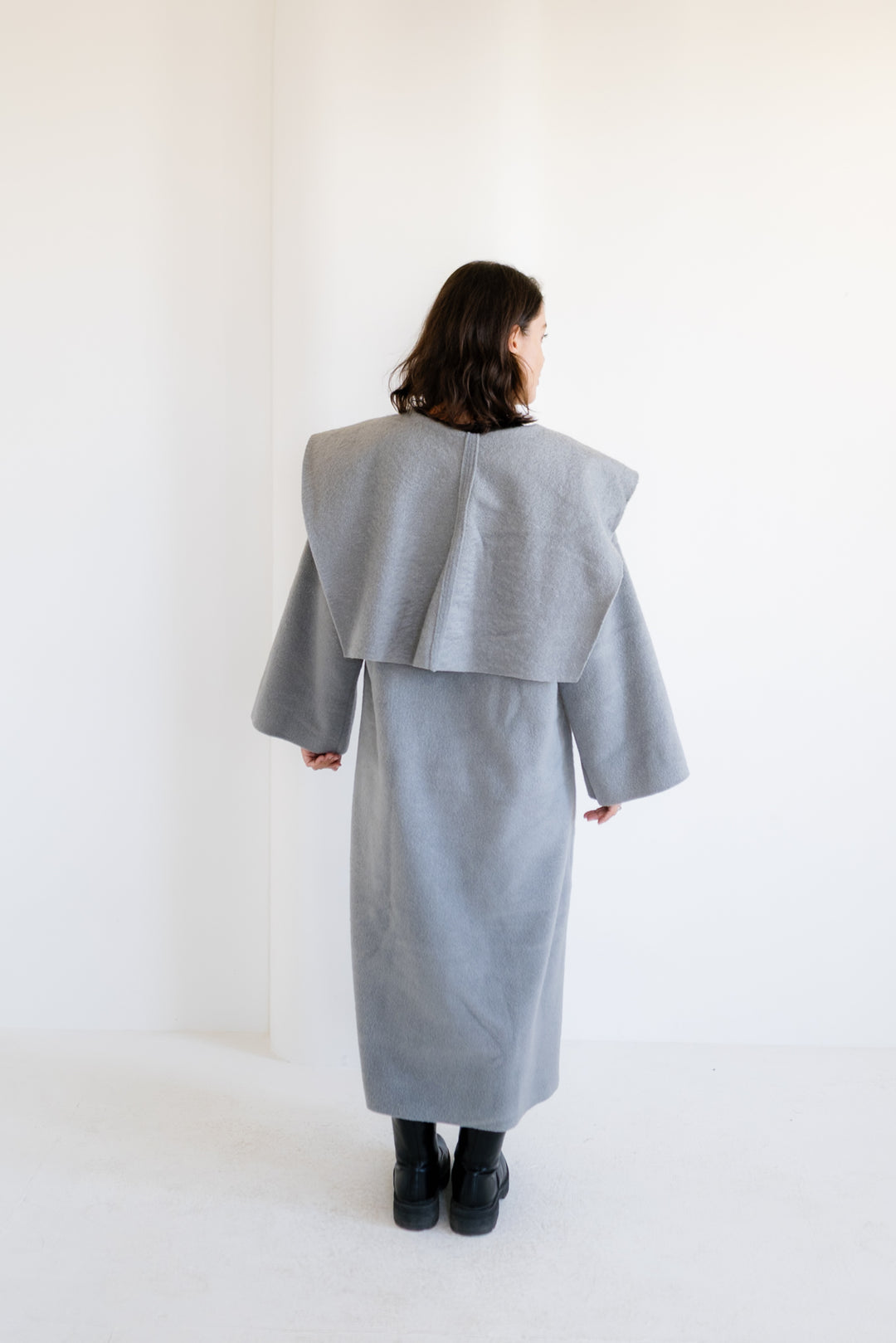 Twill Coat - Grey