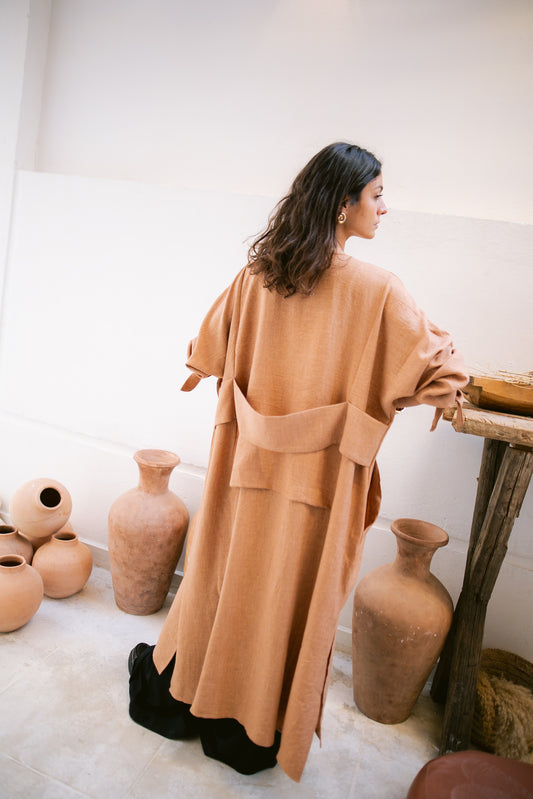 The Aura Kaftan- Camel