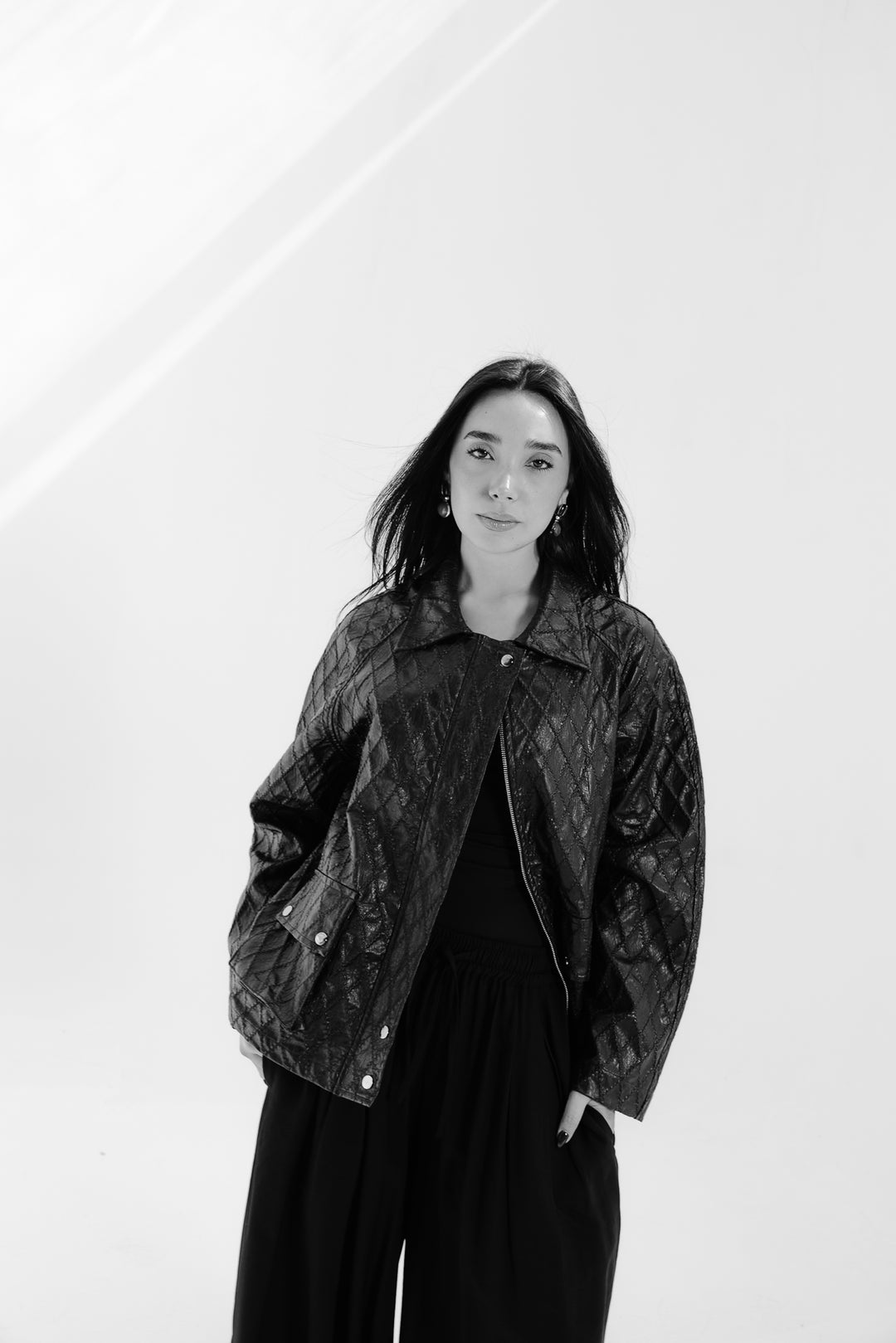 Embroided Leather Jacket - Bown (Premium Edition)