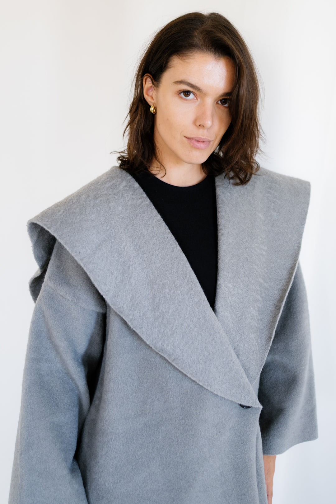Twill Coat - Grey