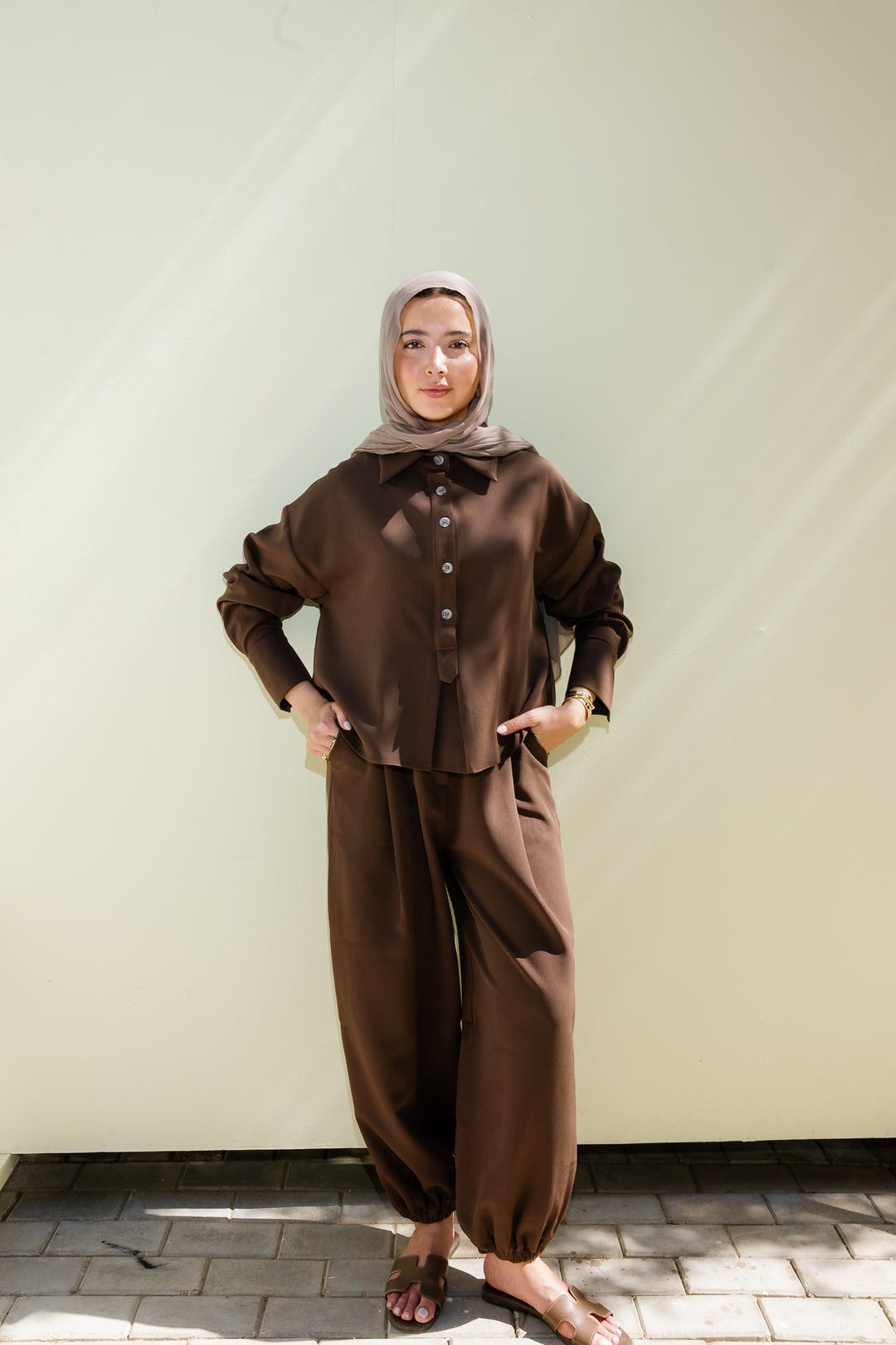 Sunlit Set - Brown