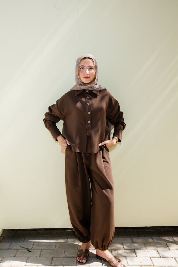 Sunlit Set - Brown