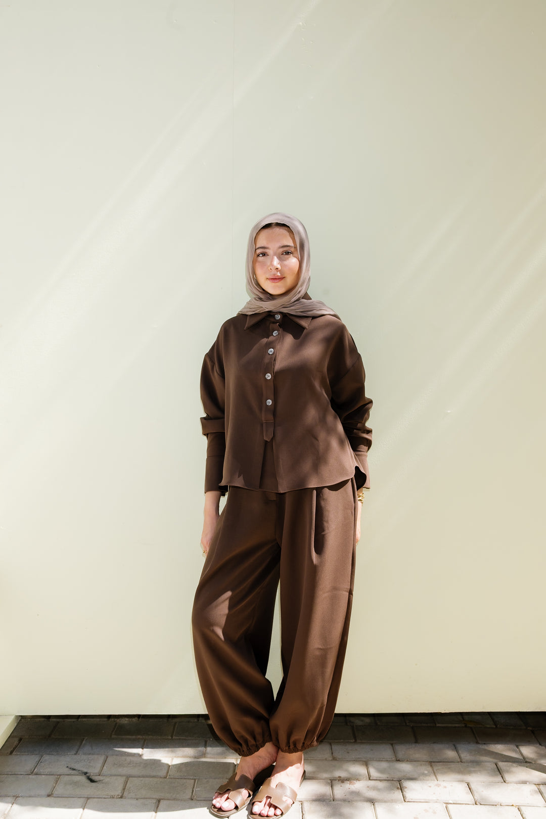 Sunlit Set - Brown