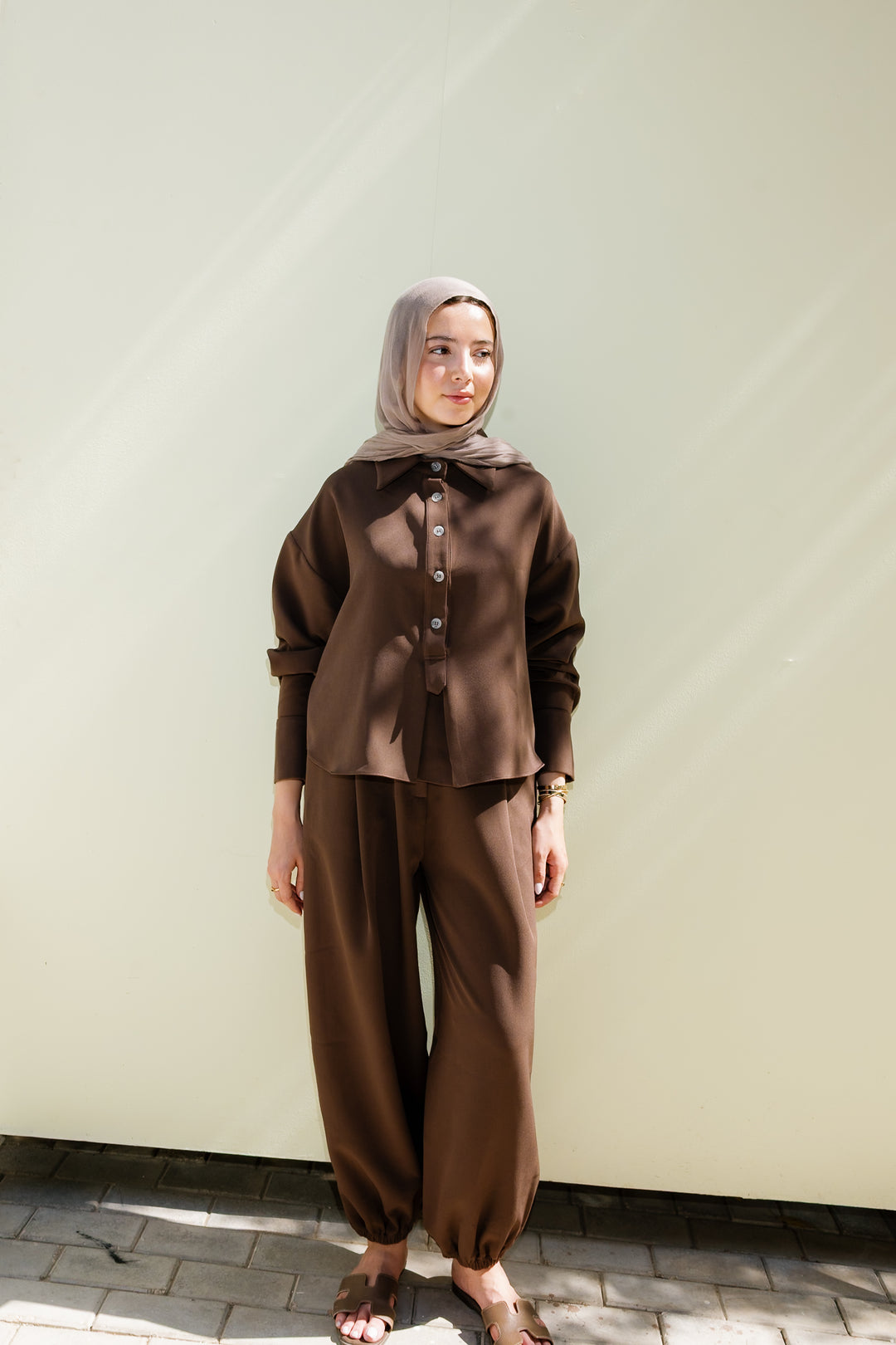 Sunlit Set - Brown