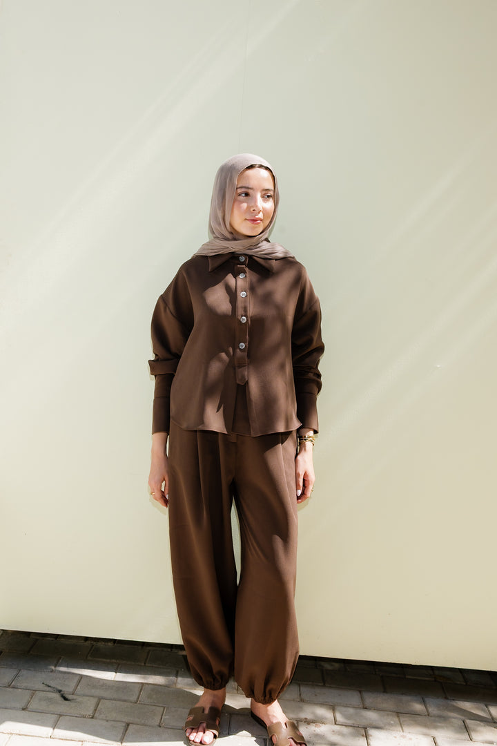 Sunlit Set - Brown