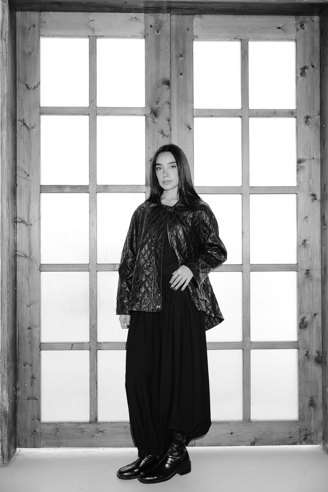 Embroided Leather Jacket - Bown (Premium Edition)