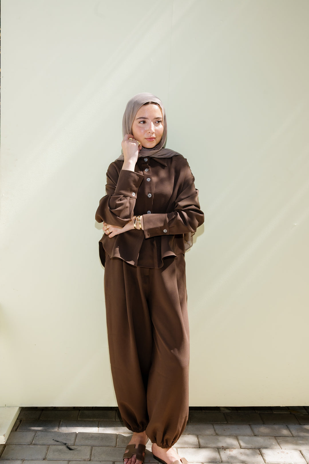 Sunlit Set - Brown