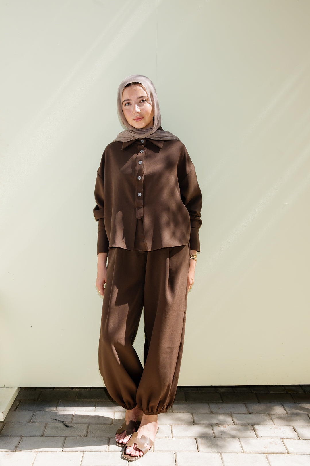 Sunlit Set - Brown