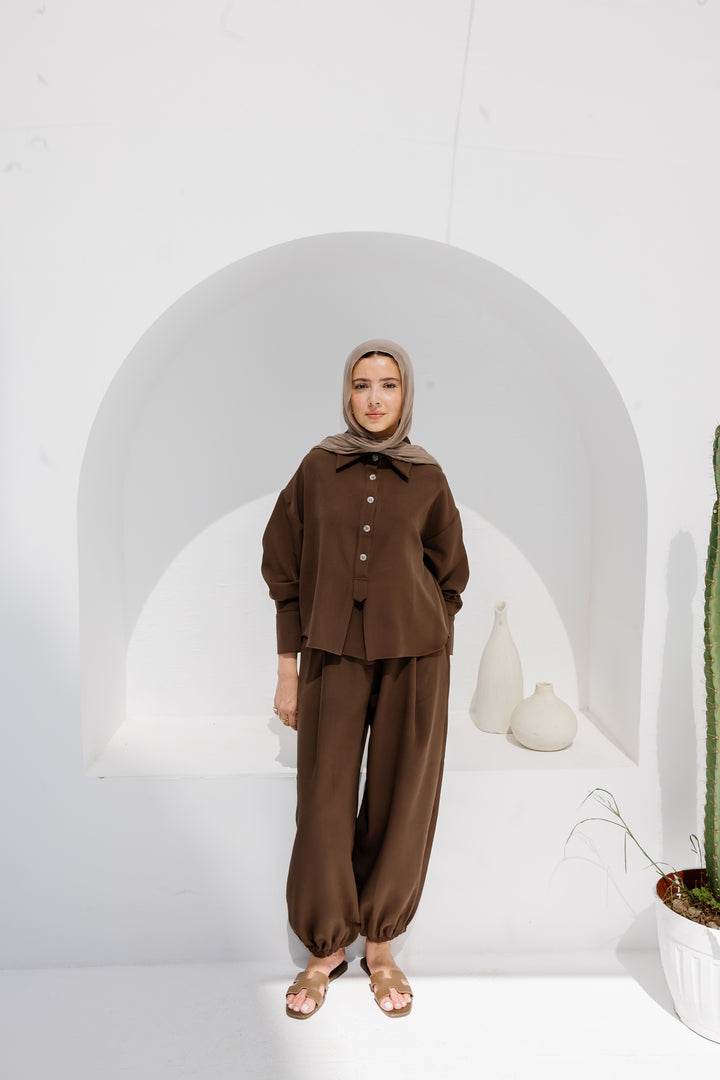 Sunlit Set - Brown