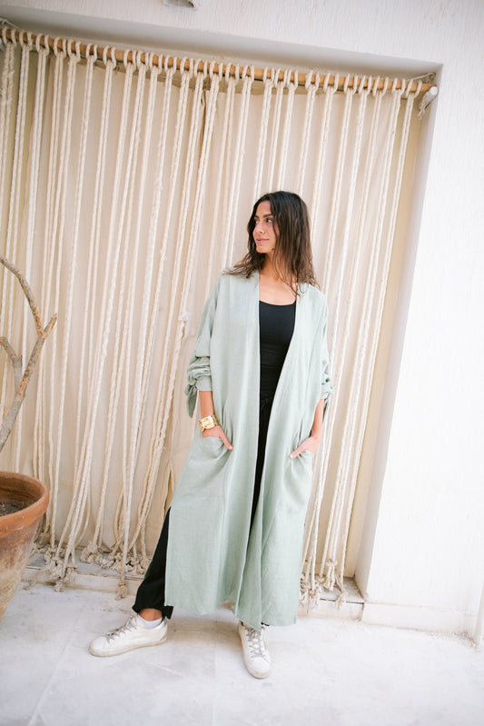 The Aura Kaftan- Mint