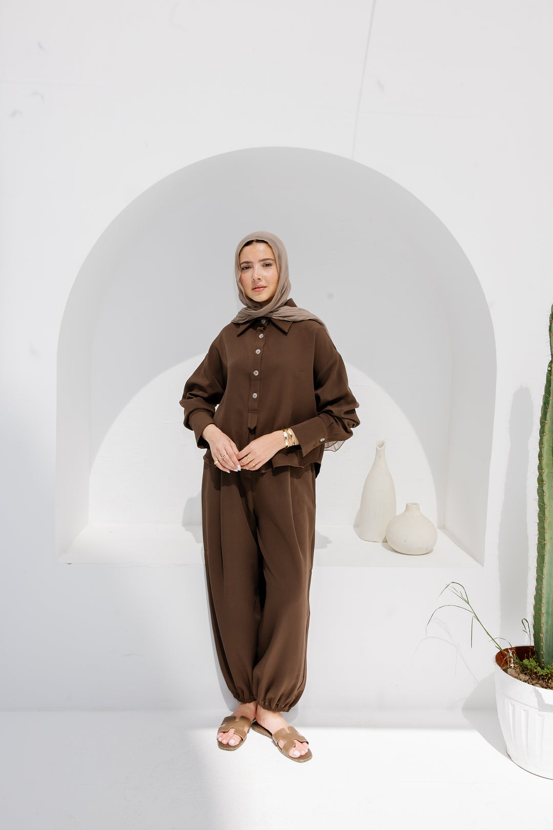 Sunlit Set - Brown