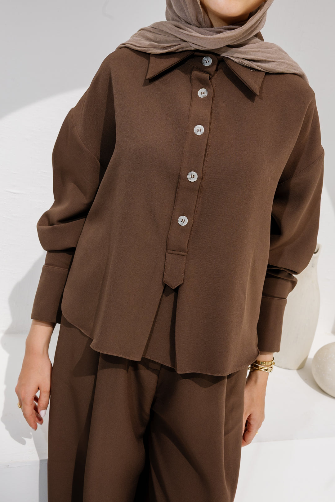 Sunlit Set - Brown