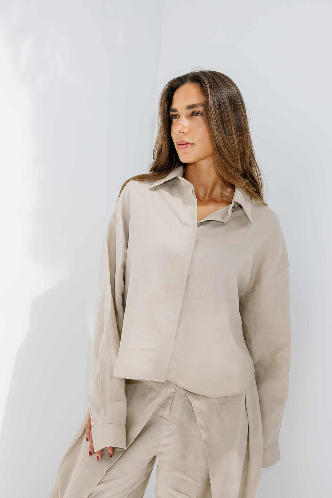 Essential Linen Shirt - Beige