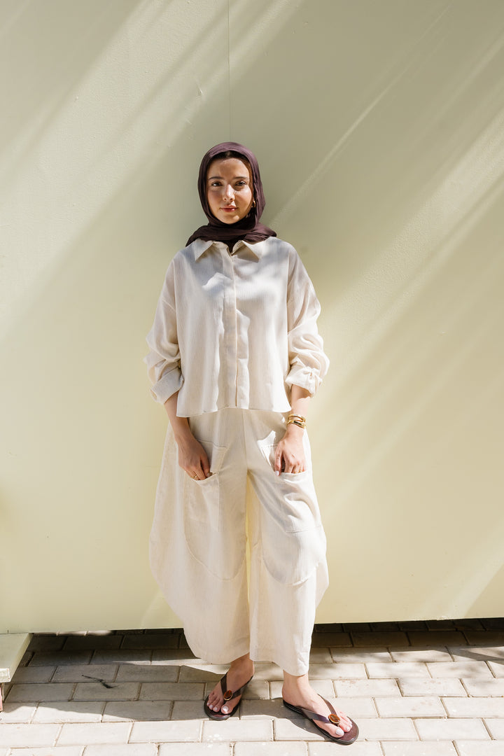 Breeze Linen Shirt - Offwhite