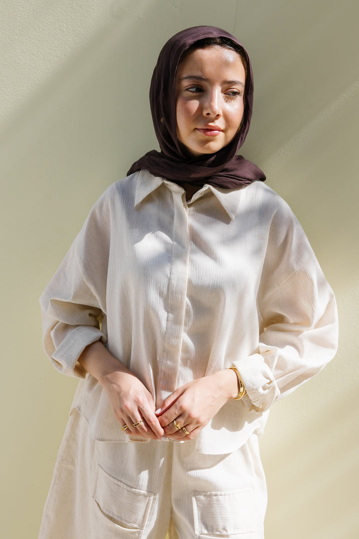 Breeze Linen Shirt - Offwhite