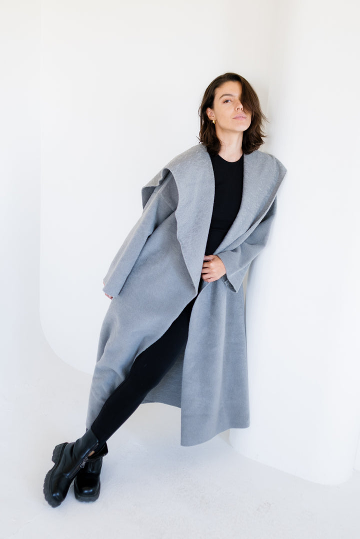 Twill Coat - Grey
