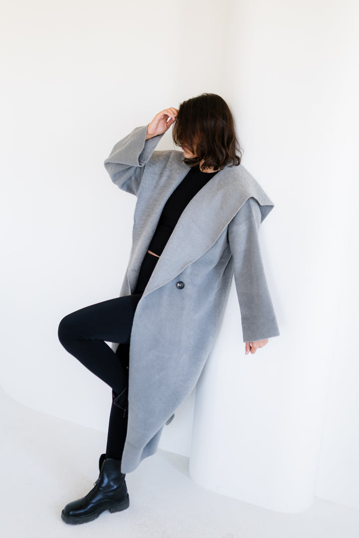 Twill Coat - Grey