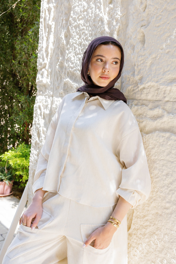Breeze Linen Shirt - Offwhite