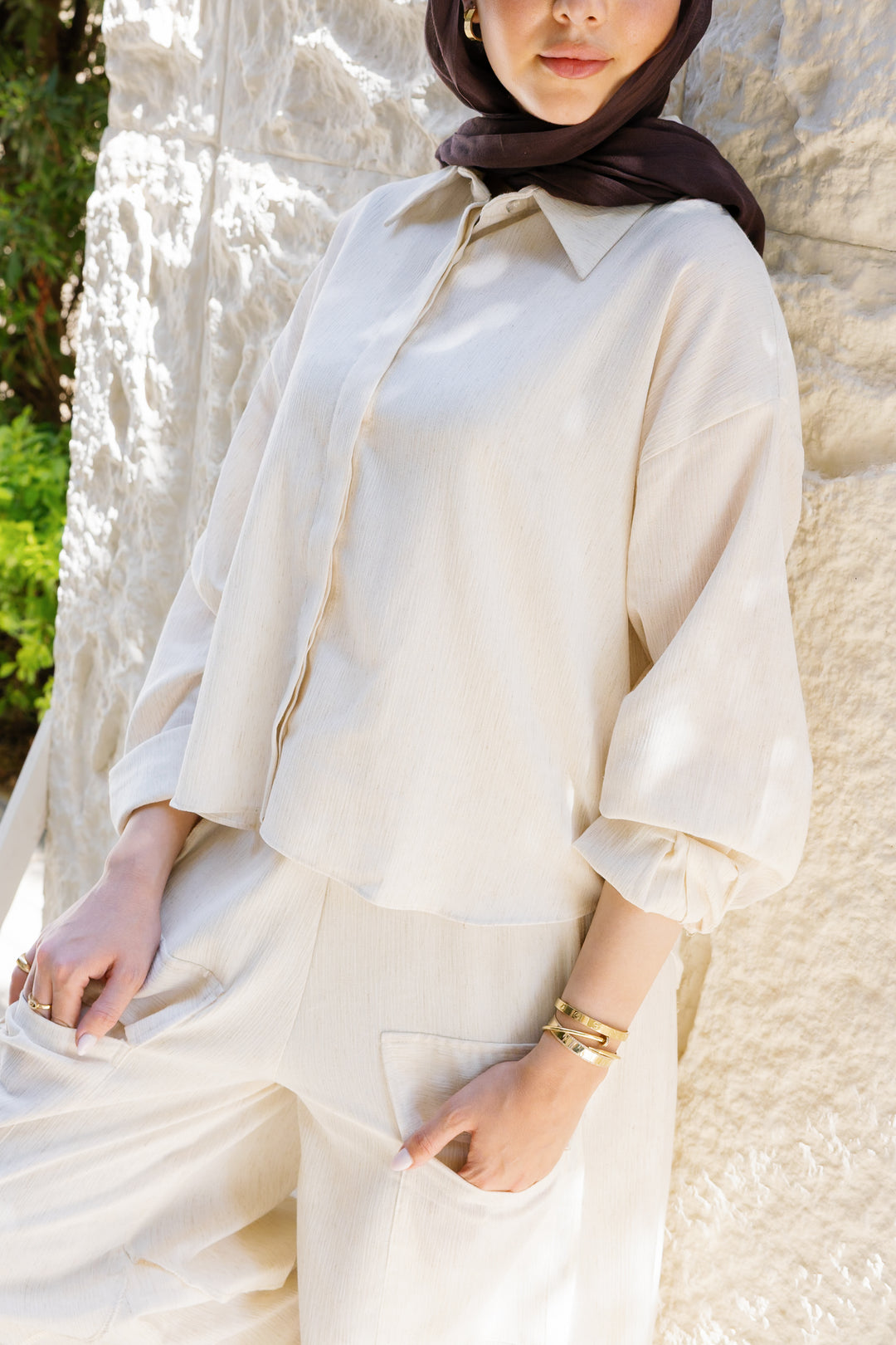 Breeze Linen Shirt - Offwhite