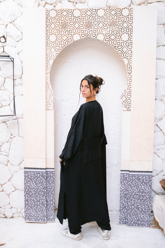 The Aura Kaftan- Black