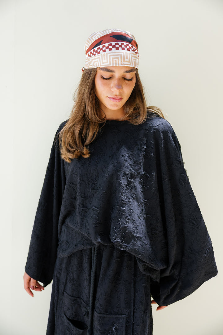 Jacquard Top - Black
