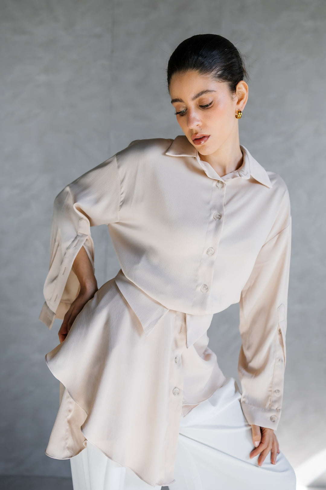 Double Shirt - Beige
