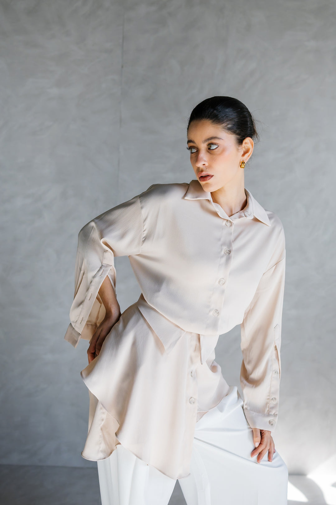 Double Shirt - Beige